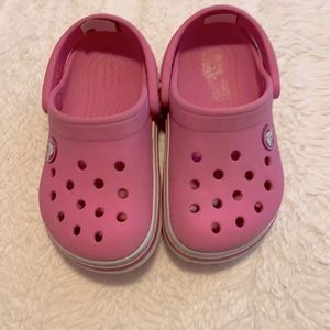 Pink Toddler Crocs Size 8